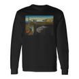 ダリによる有名な絵画の持続性 長袖Tシャツ ギフトのアイデア