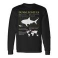 ダンクルオステウス デボン紀の海の怪物 絶滅動物 長袖Tシャツ ギフトのアイデア