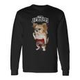 チワワ犬 ムエタイ キックボクシングチャンピオン 長袖Tシャツ ギフトのアイデア