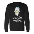 デスメタル ホッキョクグマ Cute Polar Bear Metalhead Death Metal 長袖Tシャツ ギフトのアイデア