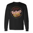 ドネルケバブ レトロ スナック ビンテージ ストリート フード グルメ お土産 長袖Tシャツ ギフトのアイデア