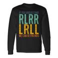 ドラマー Rlrr Lrll パラディドル ドラム ドラム レトロ ヴィンテージ 長袖Tシャツ ギフトのアイデア