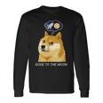 ドージコインdogecoin Hodl 月へ月にto The Moon 暗号通貨doge Memeドージミーム 長袖Tシャツ ギフトのアイデア
