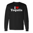 ハートテキーラが大好き 長袖Tシャツ ギフトのアイデア