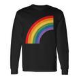 ハーフレインボー Roygbiv カラフルラッキーレインボー 長袖Tシャツ ギフトのアイデア