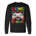 バック・トゥ・スクール-ゲームオーバーバック・トゥ・スクール 長袖Tシャツ ギフトのアイデア