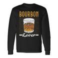 バーボンラバー 恋人 酒飲み 飲酒 ドリンク バーボン 長袖Tシャツ ギフトのアイデア