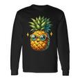 パイナップル柄 フルーツタリアン トロピカルパイナップル フルーツファン 長袖Tシャツ ギフトのアイデア