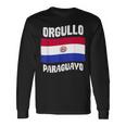 パラグアイプライド パラグアイ国旗 Orgullo Paraguayo 長袖Tシャツ ギフトのアイデア