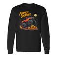 パンプキンスマッシャー モンスタートラック ハロウィン ジャック・オー・ランタン 長袖Tシャツ ギフトのアイデア