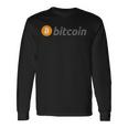 ビットコイン暗号通貨 暗号通貨 ビットコイン 長袖Tシャツ ギフトのアイデア