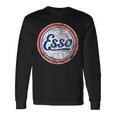 ビンテージ Esso ガソリンスタンドサイン 長袖Tシャツ ギフトのアイデア