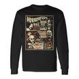 ビンテージホラーフェストポスターハロウィン映画オールドタイムホラー 長袖Tシャツ ギフトのアイデア