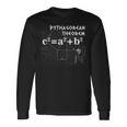 ピタゴラスの定理の設計-2 長袖Tシャツ ギフトのアイデア