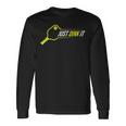 ピックルボールシャツ、 Just Dink It Pickleball メンズ レディース 長袖Tシャツ ギフトのアイデア