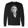 フレデリック・ショパン作曲家の肖像画 長袖Tシャツ ギフトのアイデア