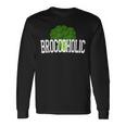 ブロッコホリック ブロッコリー中毒 恋人 野菜 おもしろ ビーガン Broccoholic 長袖Tシャツ ギフトのアイデア
