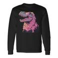 ヘアリー T-Rex パステルゴス ティラノサウルス 恐竜 サングラス 長袖Tシャツ ギフトのアイデア