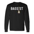 ベースギター ヴィンテージ ギタリスト ギタープレーヤー ギフト 長袖Tシャツ ギフトのアイデア