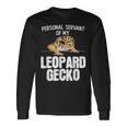 ペットヒョウモントカゲモドキギフト-私は私のヒョウモントカゲモドキが大好きです 長袖Tシャツ ギフトのアイデア