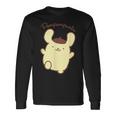 ポムポムプリン ジャンプ ダークカラー 長袖Tシャツ ギフトのアイデア
