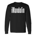 マンドリン ミュージシャン ブルーグラス インディ ファニー プレクトラム 長袖Tシャツ ギフトのアイデア