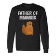 メンズ・ボーイズ・マーモット・パパ 父の日 マーモットの父 長袖Tシャツ ギフトのアイデア