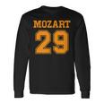 モーツァルト29交響曲面白いスポーツ Mozart 29 長袖Tシャツ ギフトのアイデア