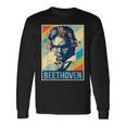 ルートヴィヒ・ヴァン・ベートーヴェン ポスター ミュージシャン 作曲家 長袖Tシャツ ギフトのアイデア
