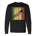 レトロトロンボーン I 吹奏楽部 I ミュージシャン I トロンボーン 長袖Tシャツ ギフトのアイデア