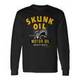 レトロヴィンテージ スカンクオイル モーターオイル 長袖Tシャツ ギフトのアイデア