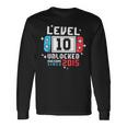 レベル 10 アンロック 面白い ビデオゲーマー 10Th 長袖Tシャツ ギフトのアイデア