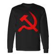 ロシア国旗 ロシア ソビエト ハンマーと鎌 Cccp ソ連 ギフト 長袖Tシャツ ギフトのアイデア