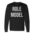ロールモデル 長袖Tシャツ ギフトのアイデア
