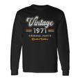 ヴィンテージ 1971 オリジナル・パーツ 限定版 54歳の誕生日 長袖Tシャツ ギフトのアイデア
