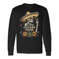 ヴィンテージ チカーノ Día De Los Muertos 長袖Tシャツ ギフトのアイデア