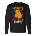 世界一かわいいポテトカピバラ 長袖Tシャツ ギフトのアイデア