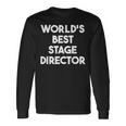 世界最高の舞台監督 長袖Tシャツ ギフトのアイデア