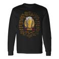 世界言語のビールおかしいビール愛好家の贈り物 長袖Tシャツ ギフトのアイデア