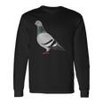 伝書鳩 鳥 動物 図 バードウォッチング 贈り物 鳥類学者 長袖Tシャツ ギフトのアイデア