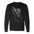 伝説のブルースギターとアンプのデザイン。ギタリストギフト 長袖Tシャツ ギフトのアイデア