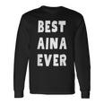 史上最高の Aina 長袖Tシャツ ギフトのアイデア