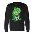 吃驚仰天 グリーン 長袖Tシャツ ギフトのアイデア
