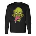 怖いゾンビtシャツハロウィンボーイズキッズフェイスゾンビ 長袖Tシャツ ギフトのアイデア