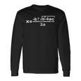 数学クラスの二次方程式 Quadratic Formula For Math Class 長袖Tシャツ ギフトのアイデア