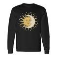 月 太陽 美的 神秘的 長袖Tシャツ ギフトのアイデア