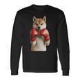 柴犬ボクシング 長袖tシャツ 長袖Tシャツ ギフトのアイデア