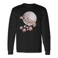 桜 花 満月 さくら 日本文化 長袖Tシャツ ギフトのアイデア