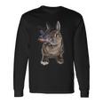 煙草を吸ううさぎ たばこ 長袖Tシャツ ギフトのアイデア