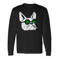 犬のサングラス喫煙420クールな雑草大麻マリファナ 長袖Tシャツ ギフトのアイデア